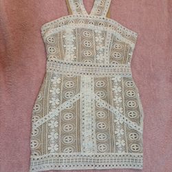 New. Super down Pauline High Neck Dress Size M