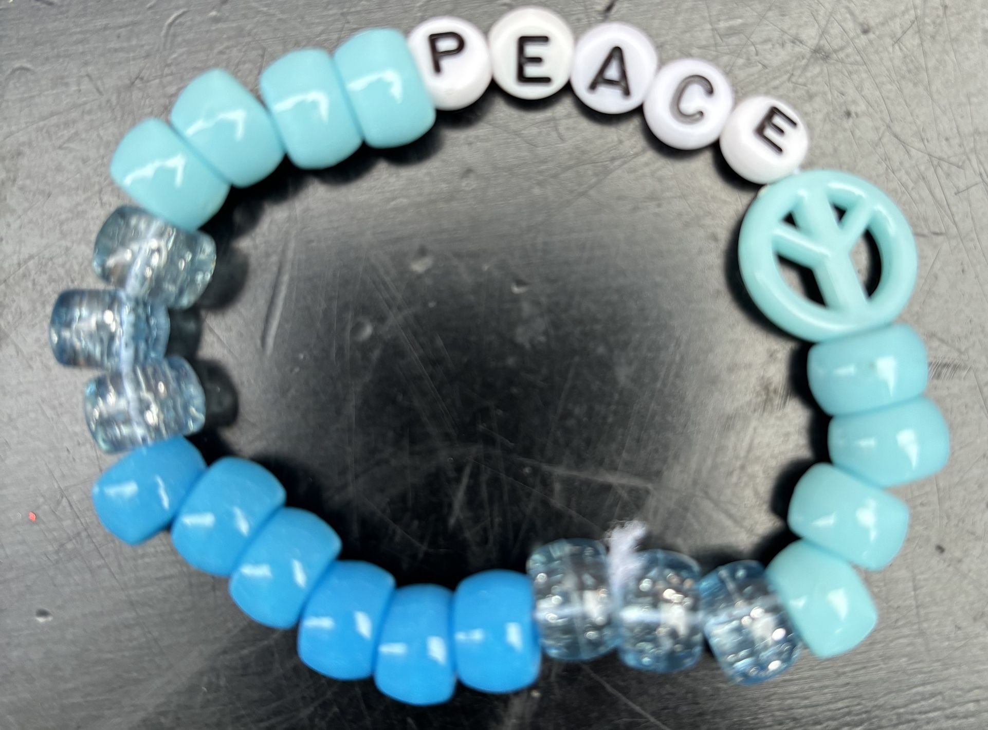 Peace Beaded Bracelet