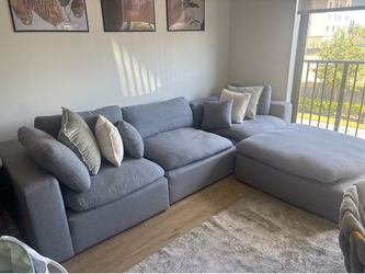 Grey Cloud Sectional for sale