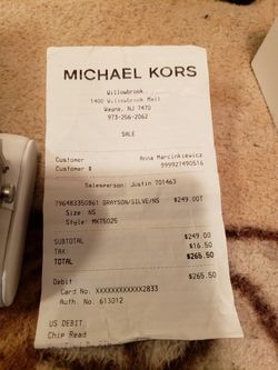 New Michael Kors mans watch for sale.