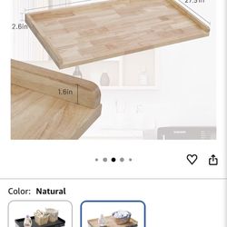 Washer And Dryer Wood Top .