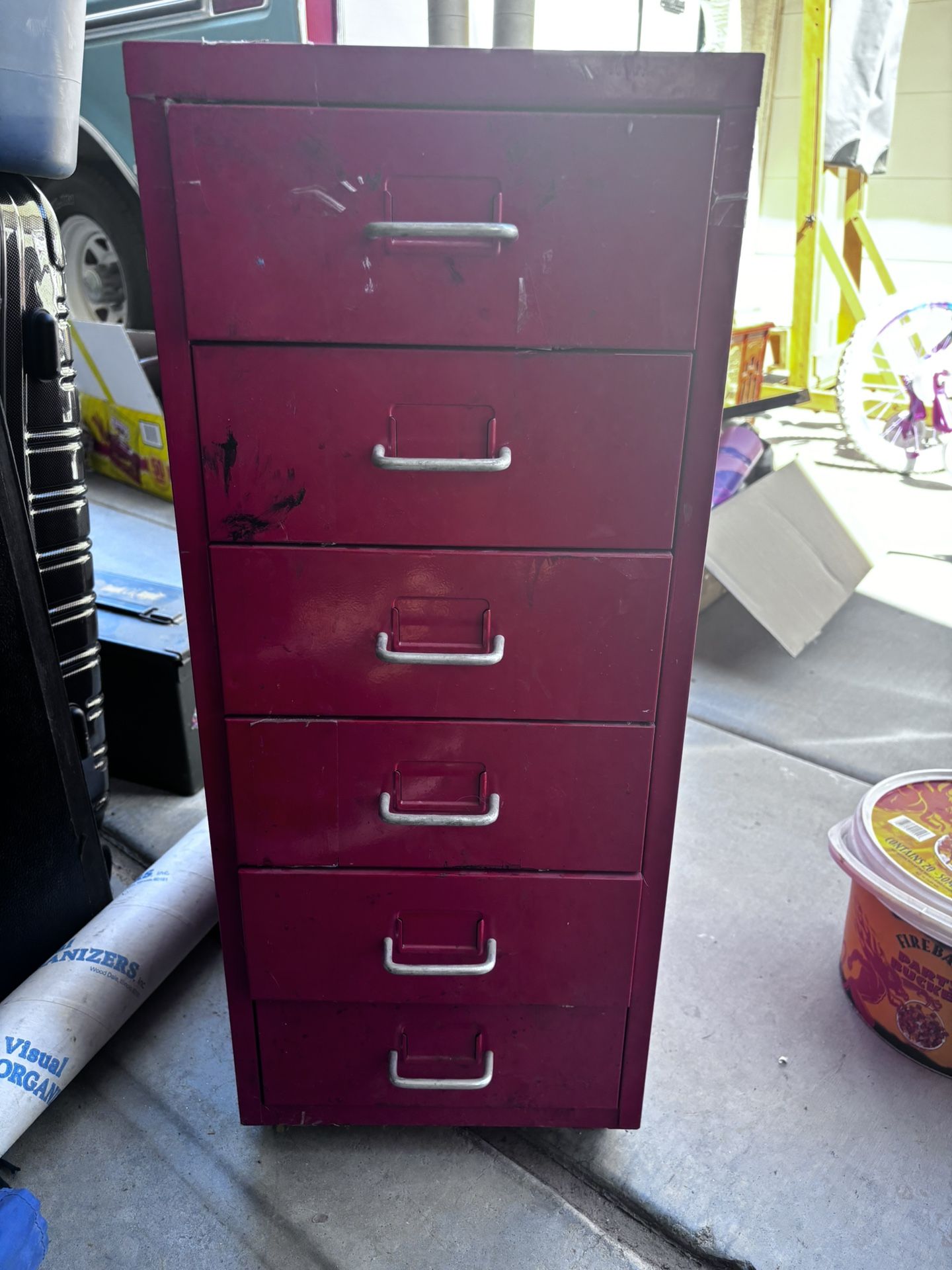 6 Drawer Multipurpose Metal Cabinet 
