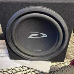 12” Alpine Type E Subwoofer 
