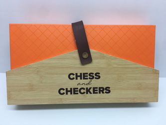 NEW Pressman Designer Classics Chess Checkers Board Game