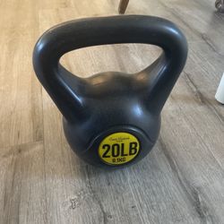 20 LB (9.1 KG) Kettlebell -  Home Gym Fitness!