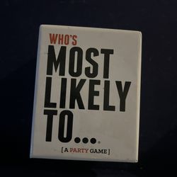 DSS Games Who's Most Likely to... Kinda Clean Family Edition [A Party Game]