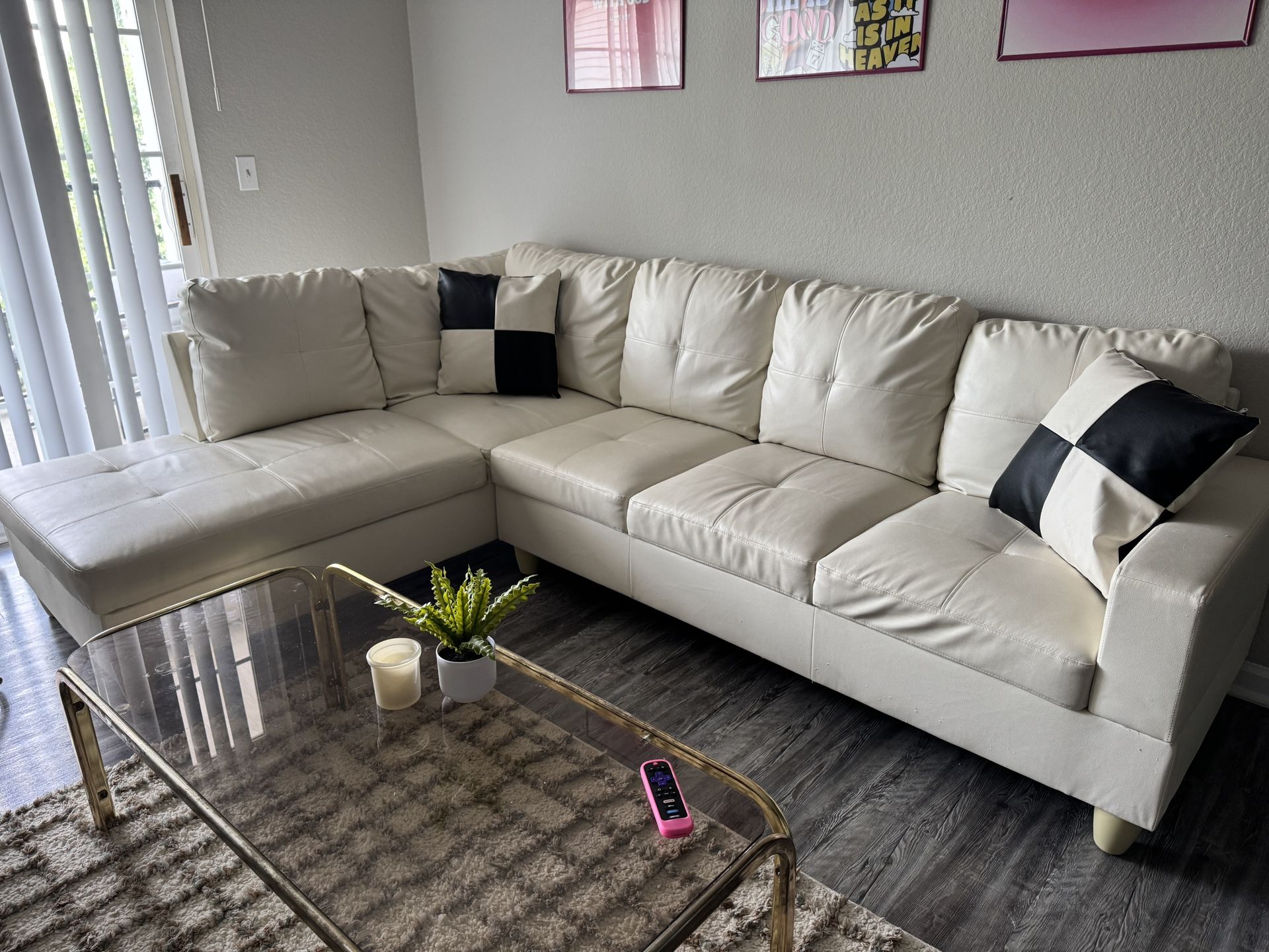Leather Couch Large