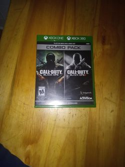Xbox Game Combo Pack Black Ops And Black Ops 2