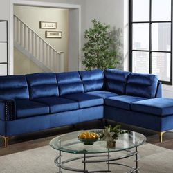 Blue Sectional