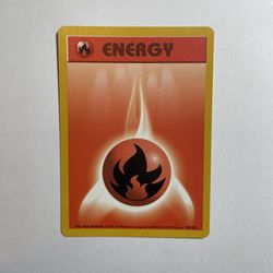 Mint 1999 WOTC Pokemon TCG Base Set 1st Edition Fire Energy Card 98/102 PSA 10 GEM MINT base set Pokémon card?