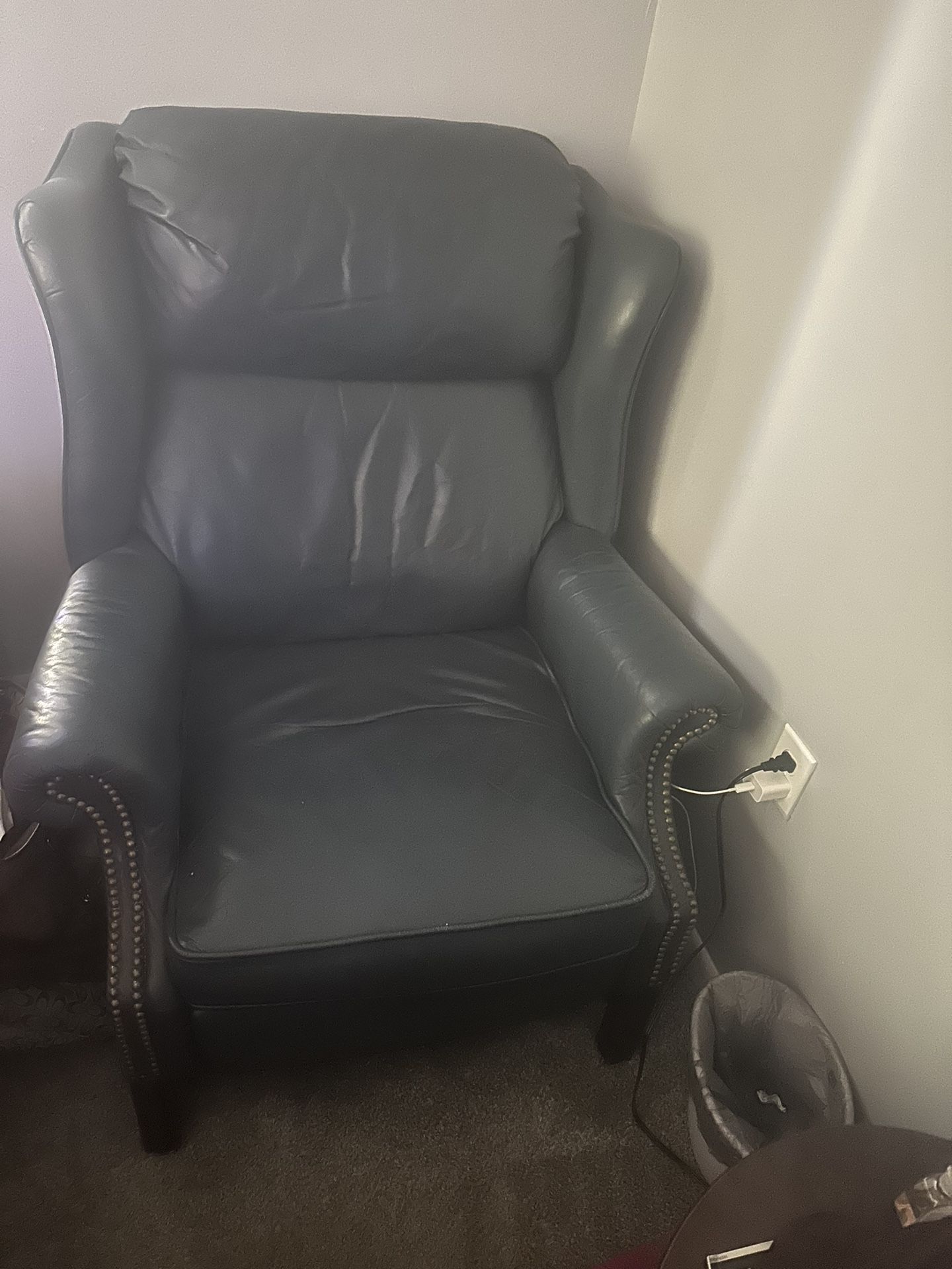 Leather Blue Recliner,All Products : American Fashion Style Bags On Sale