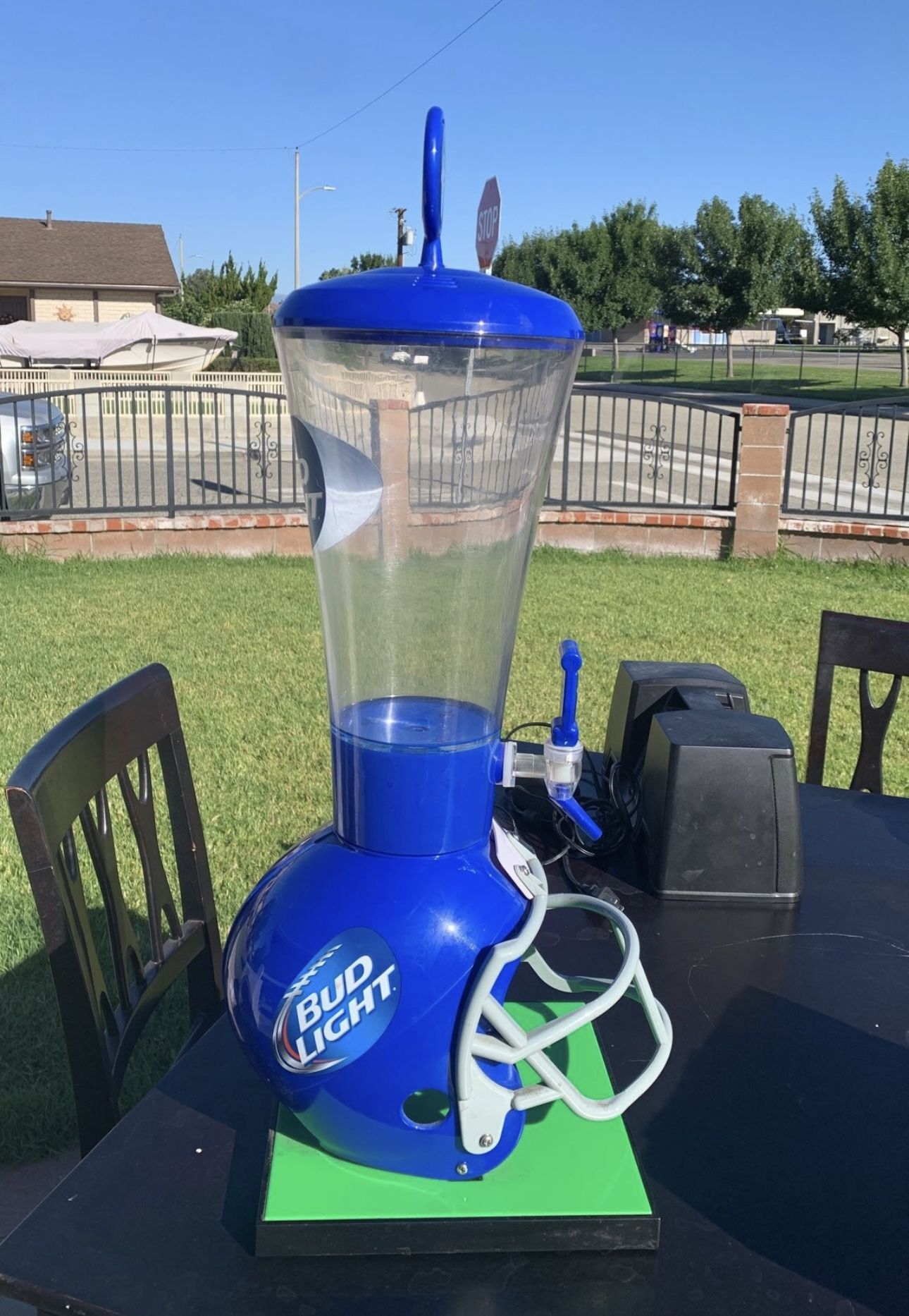 128 oz Bud light Football Helmet Beer Dispenser $80