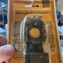 Vintage Grandfather Clock Pencil Sharpner