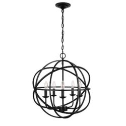 Home Decorators Collection Carrington II 60 in. LED Indoor/Outdoor Brushed Nickel Ceiling Fan with Light