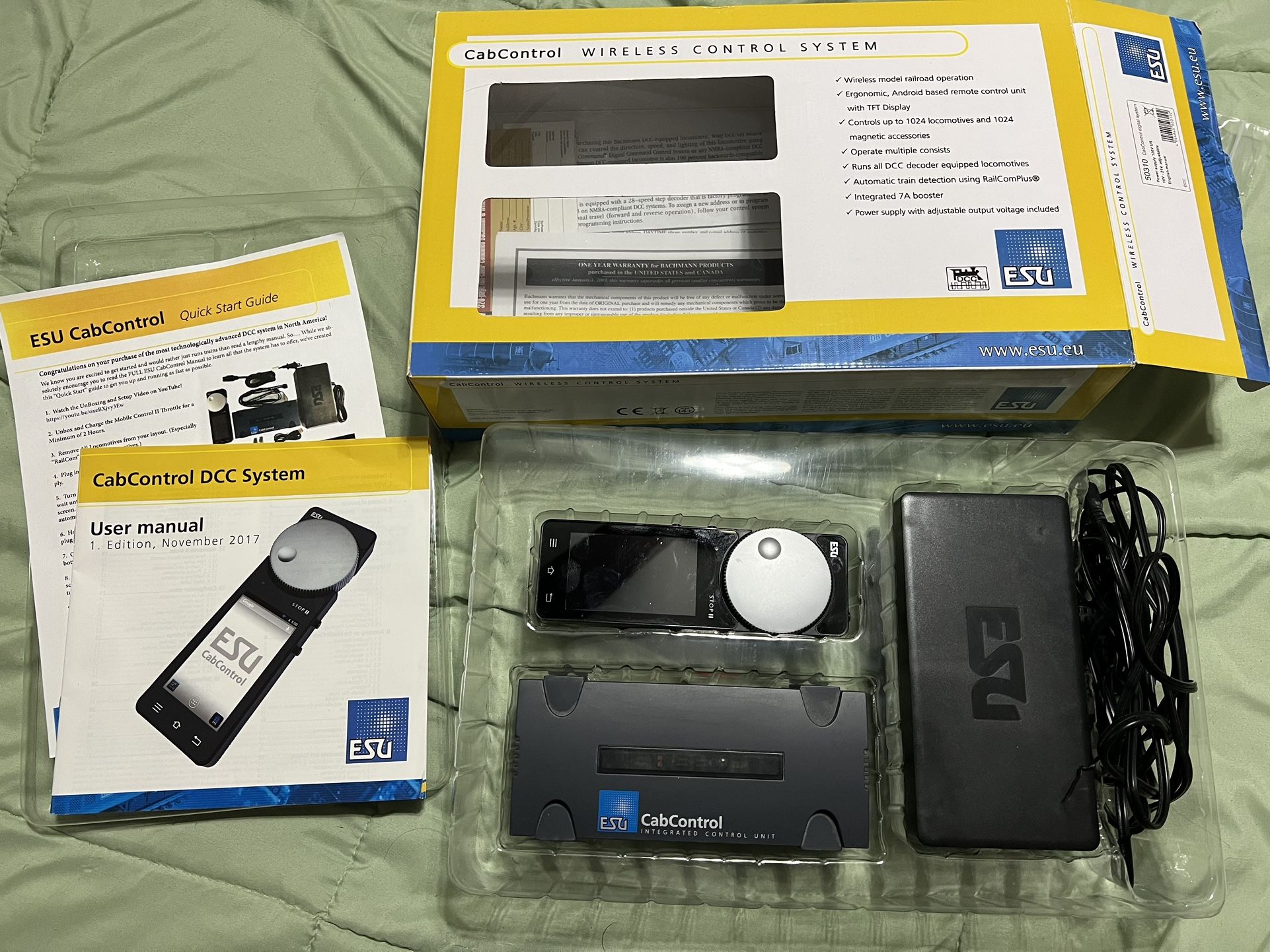 ESU Cab Control With Wireless Throttle