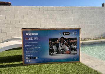 43” Hisense smart 4k Qled tv