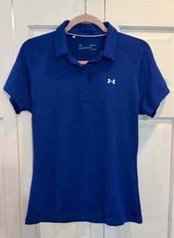 Lot of 3 Women’s Size Medium Golf Polo’s Blue, Royal, & Gray