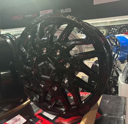 SET OF WHEELS DUALLY 20"X 8.5 8X200 IN BLACK - PAQUETES DE RINES Y GOMAS - CONSULTA PRECIOS