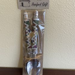 Beaded Salad Servers (New In Package)