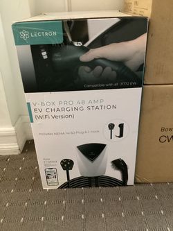 LECTRON V-Box Pro 48 AMP EV Charging Station (Wi-Fi Version)