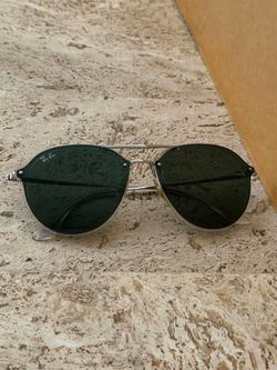 Ray-Ban BLAZE DOUBLEBRIDGE Sunglasses (RB 4292N) with Case and Cloth