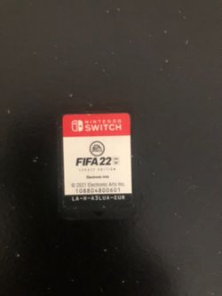 Like new FIFA 22 game chip for Nintendo switch
