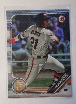 2019 Bowman Rainbow Foil Platinum Heliot Ramos #'d 1/1 San Francisco Giants MLB