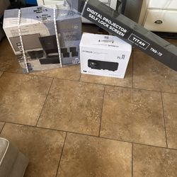 Projector And Surround Sound