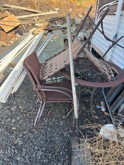 Table and chairs