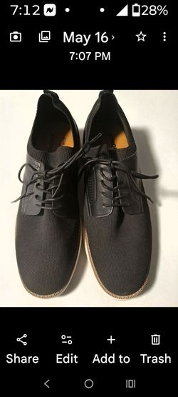 Sonoma Men’s Casual Dress Shoes Size 11.5 Black – Like New Comfort Style