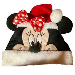 Minnie Mouse Disney Santa Hat