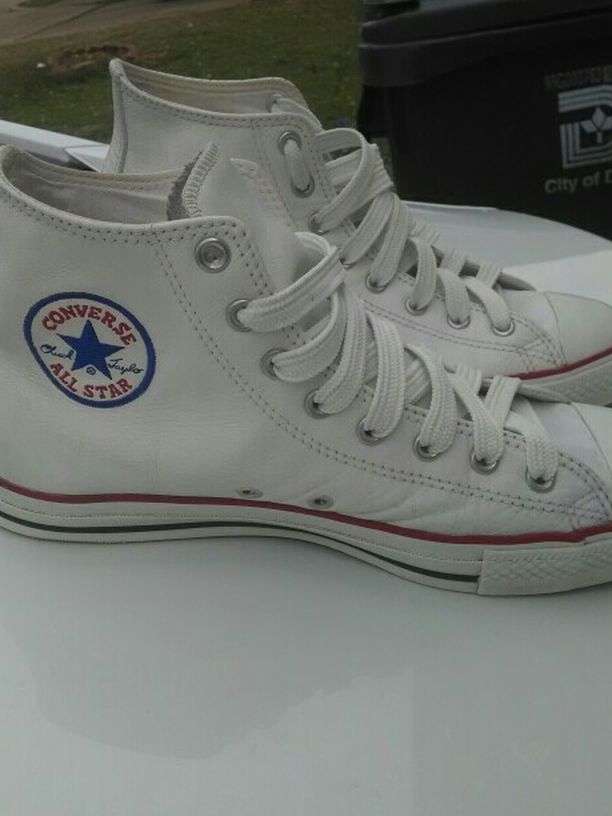 Leather Converse All Stars
