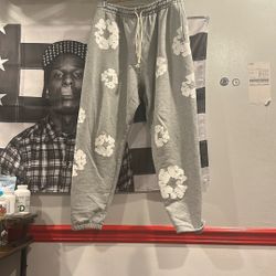 Grey Denim Tears Pants Size Large