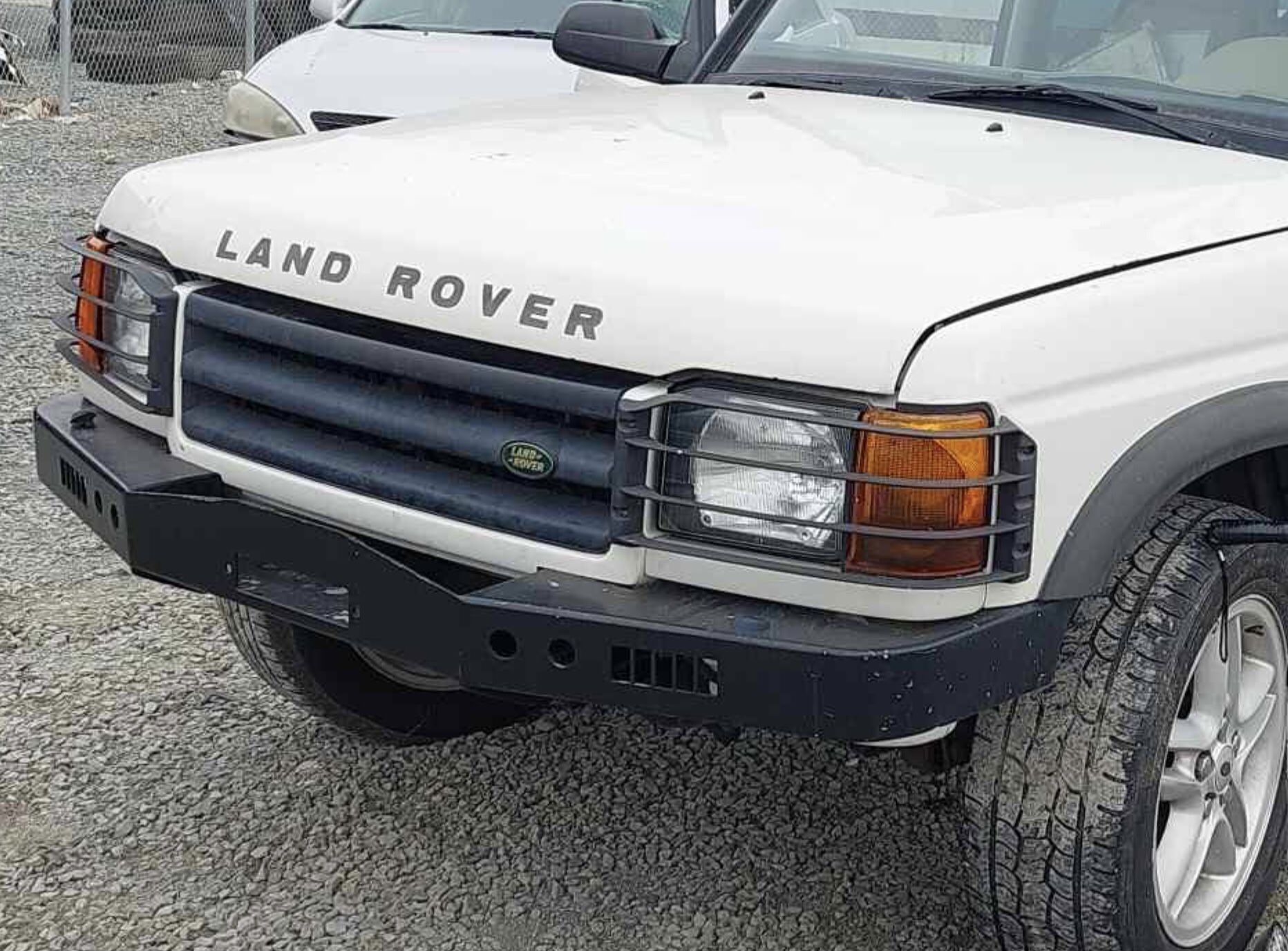 Winch Bumper Fits 1999 Through 2004  Land Rover Discovery II Front Bumper W/Winch Plate 