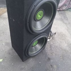 two 15” Gravity Subwoofers in box for Sale 