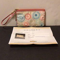 Authentic Women’s Coach Wrist Purse