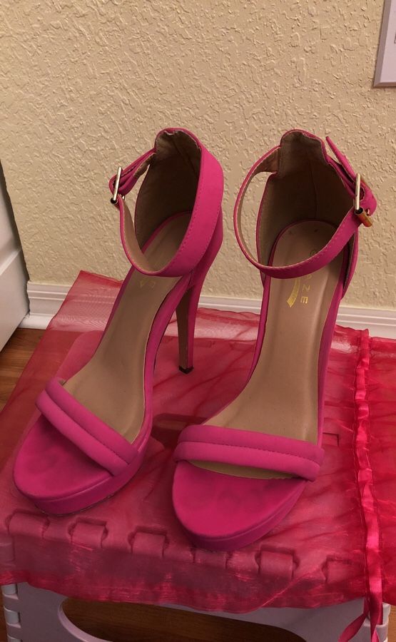 Glaze Hot Pink Heels