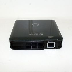 Brookstone HDMI Pocket Projector, Black. Used.
