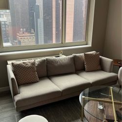 84” Beige Sofa - Excellent  Condition + FREE Delivery