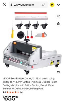 VEVOR Electric Paper Cutter 13 Inch
