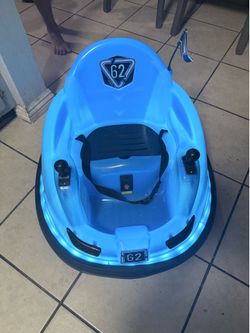 Flybar kids bumper car 6v blue