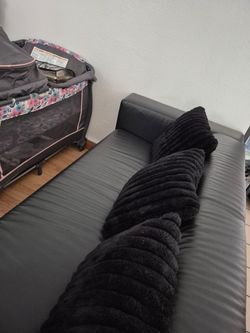 Black Leather couch