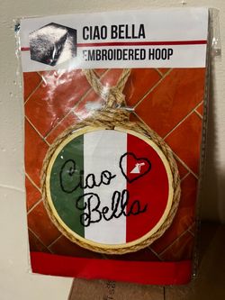 New Sealed Creativity At Sea CIAO BELLA Embroidered Hoop