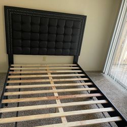 Queen Bed With Nice 10” Orthopedic Supreme Mattress Included 📍 