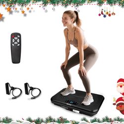 Vibrating Plate Exercise Machine, 150 Watts for Women and Men, Net Weight 20lbs, Product Net Content Uom, Black  Total Toning: Experience full-body to