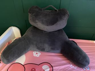 Reading Pillow, Back Pillow with Pockets for Bed Sitting Up, Large Reading Pillows for Sitting in Bed Adult, Back Pillow for Reading/Resting