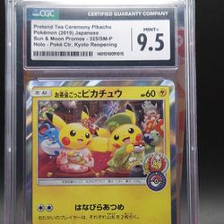 CGC 9.5 Kyoto Pokemon Center Exclusive Pikachu 325/SM-P