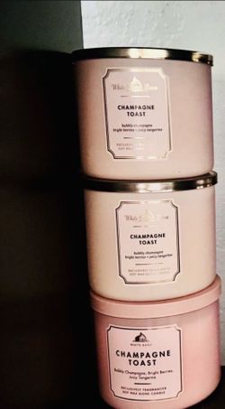 Bath & Body Works Champagne Toast 3-Wick Candles price is for each