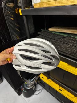 White Giro Road Bike Helmet