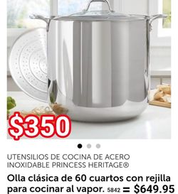 Olla tamalera de 60 qt